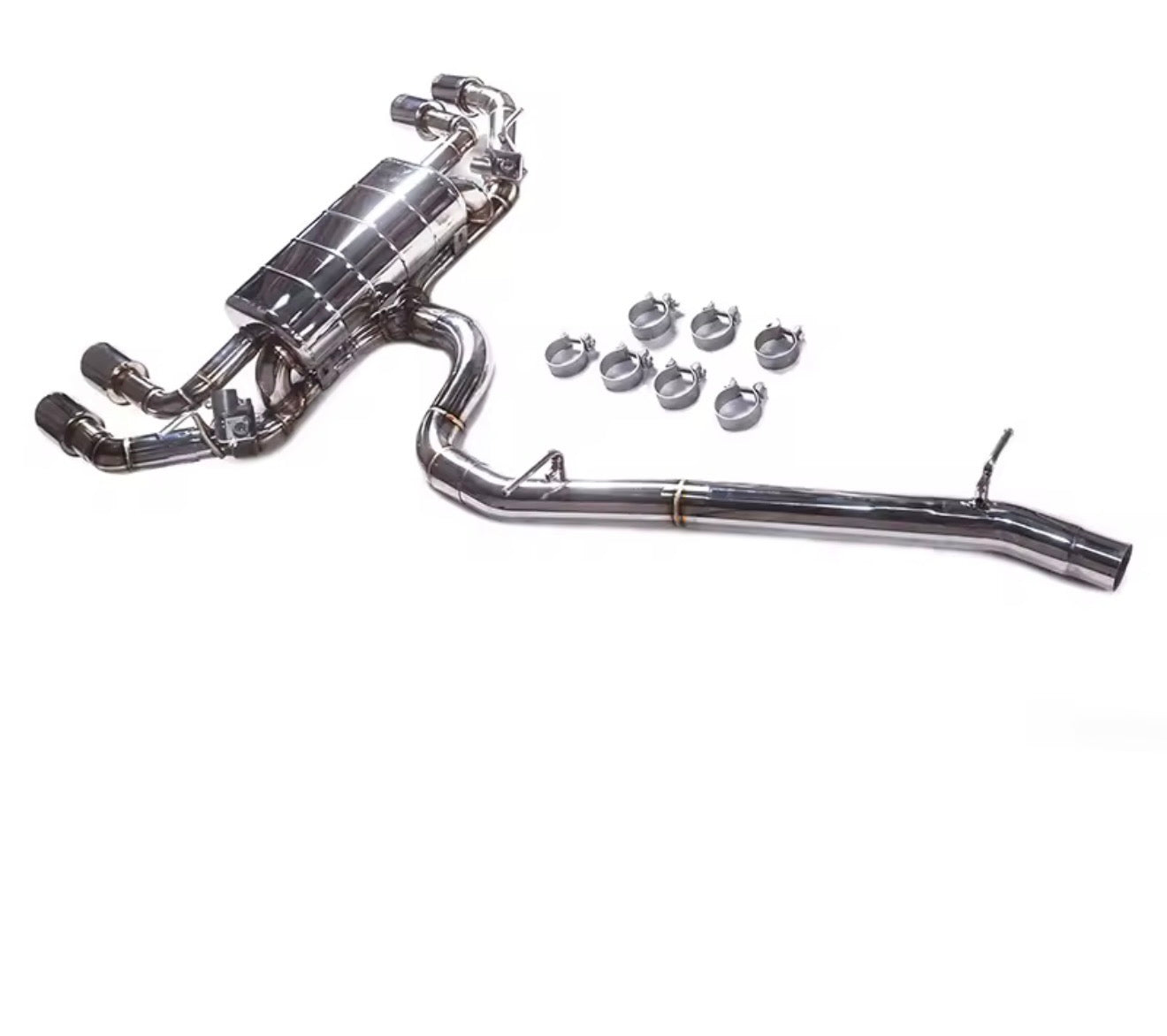 Catback stainless steel exhaust VW/AUDI