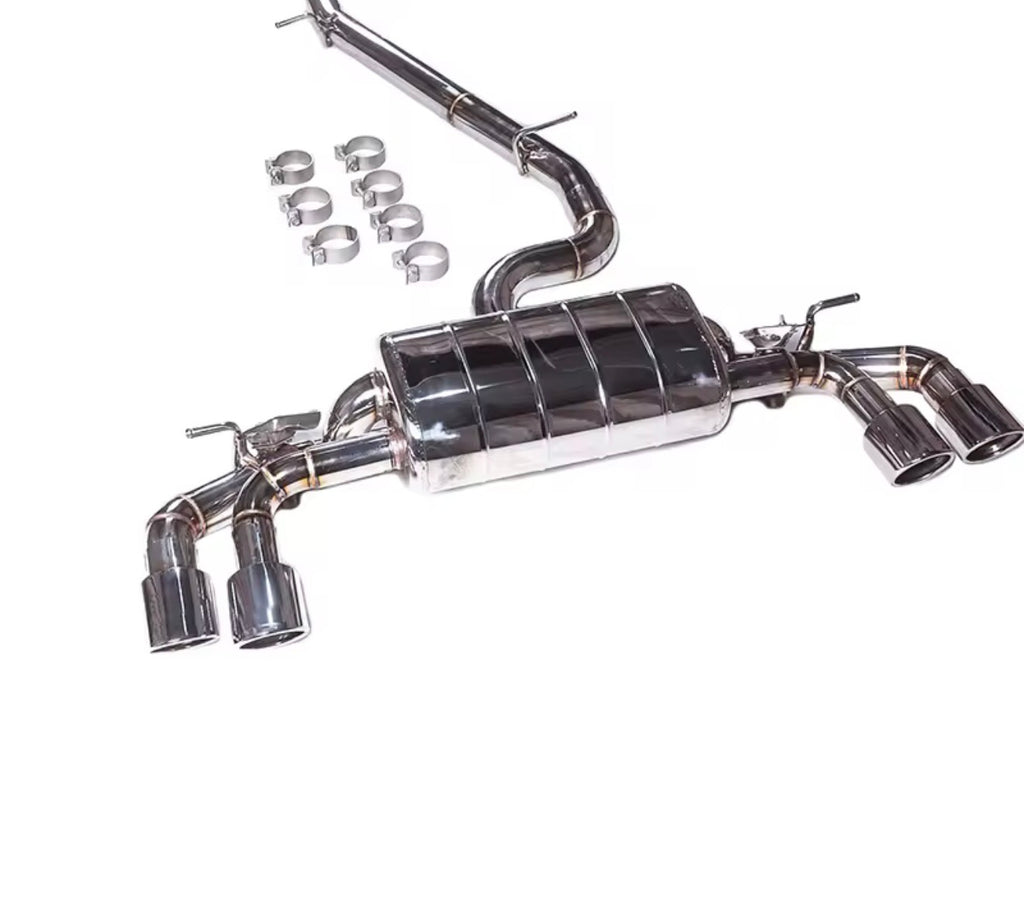 Catback stainless steel exhaust VW/AUDI
