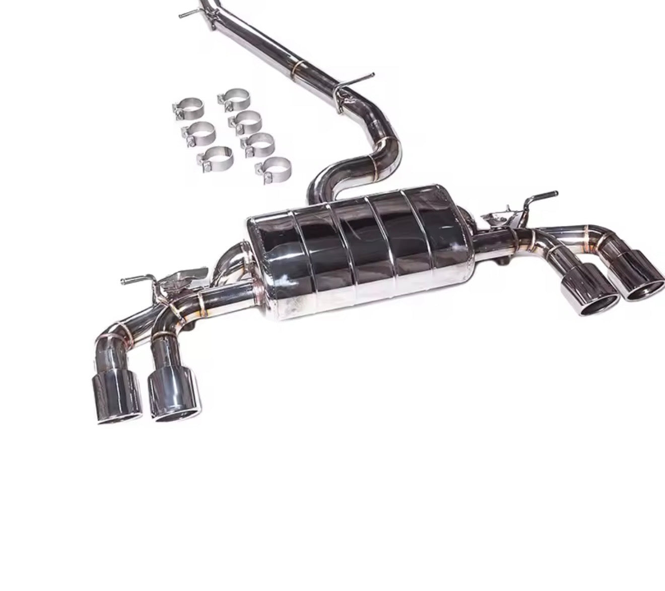 Catback stainless steel exhaust VW/AUDI