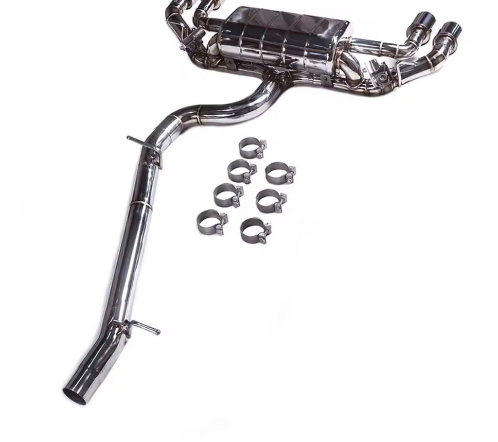 Catback stainless steel exhaust VW/AUDI