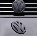 Blacked out VW badge