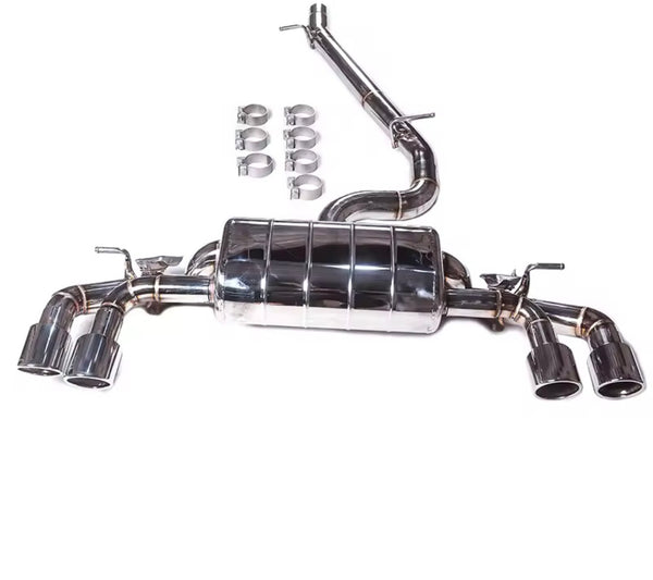 Catback stainless steel exhaust VW/AUDI