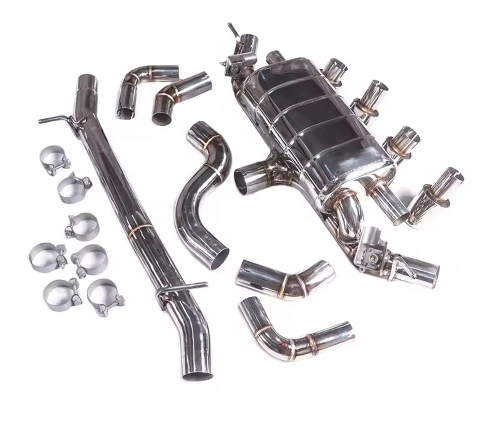 Catback stainless steel exhaust VW/AUDI