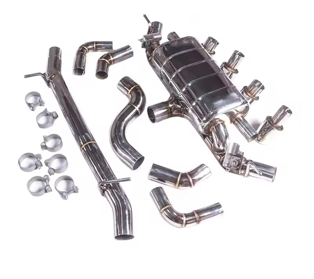 Catback stainless steel exhaust VW/AUDI